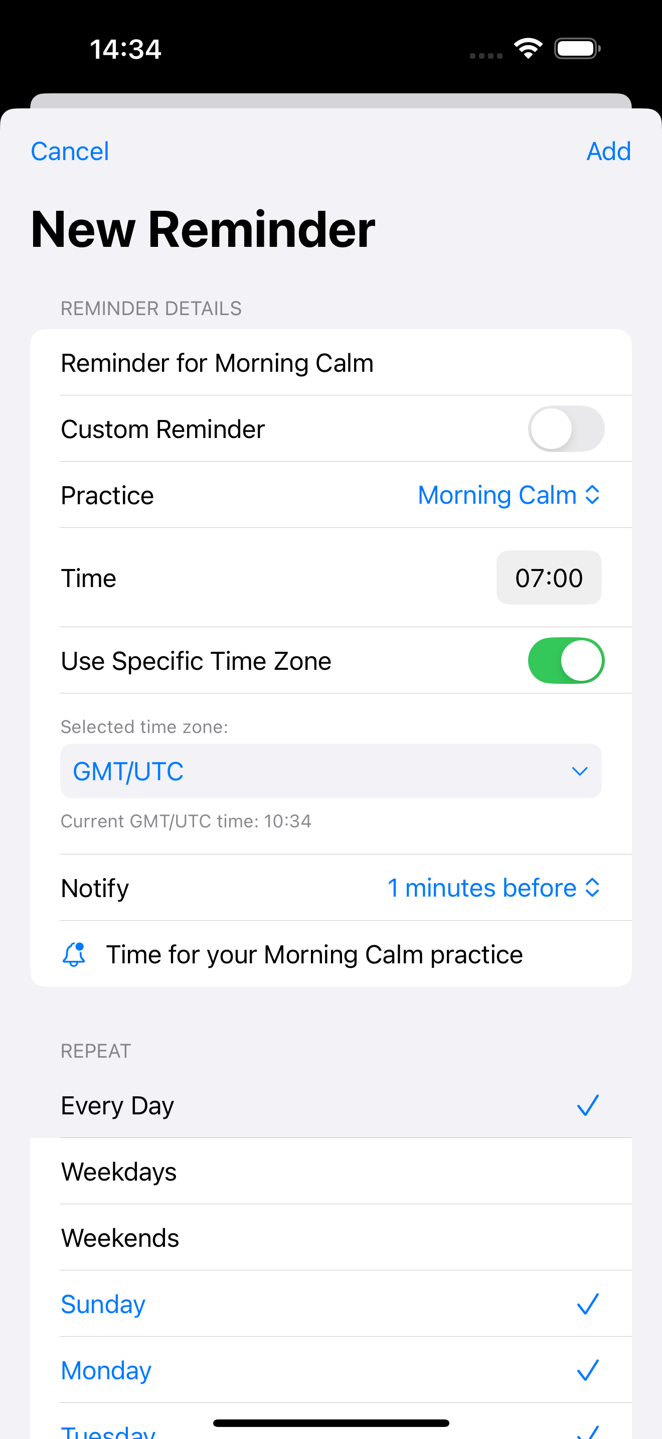 Stillness Timer - Powerful reminders and notifications